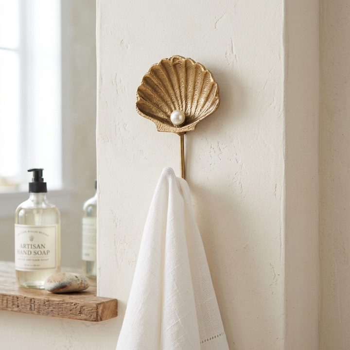 6117GD - Mythra Seashell Cast Iron Hook