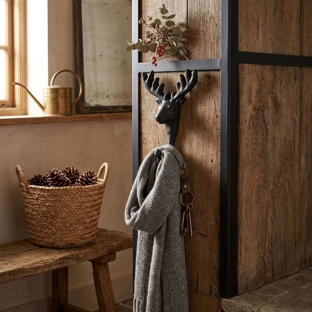 6118 - Mythra Reindeer Cast Iron Hook