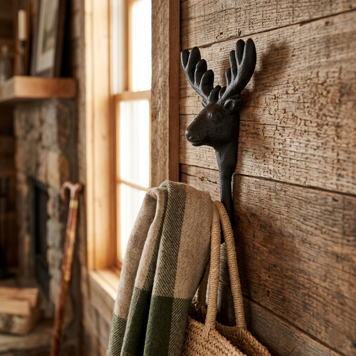 6118 - Mythra Reindeer Cast Iron Hook
