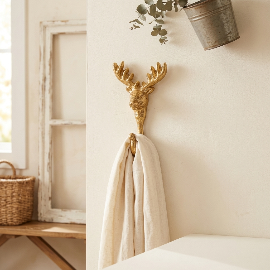 6118 - Mythra Reindeer Cast Iron Hook