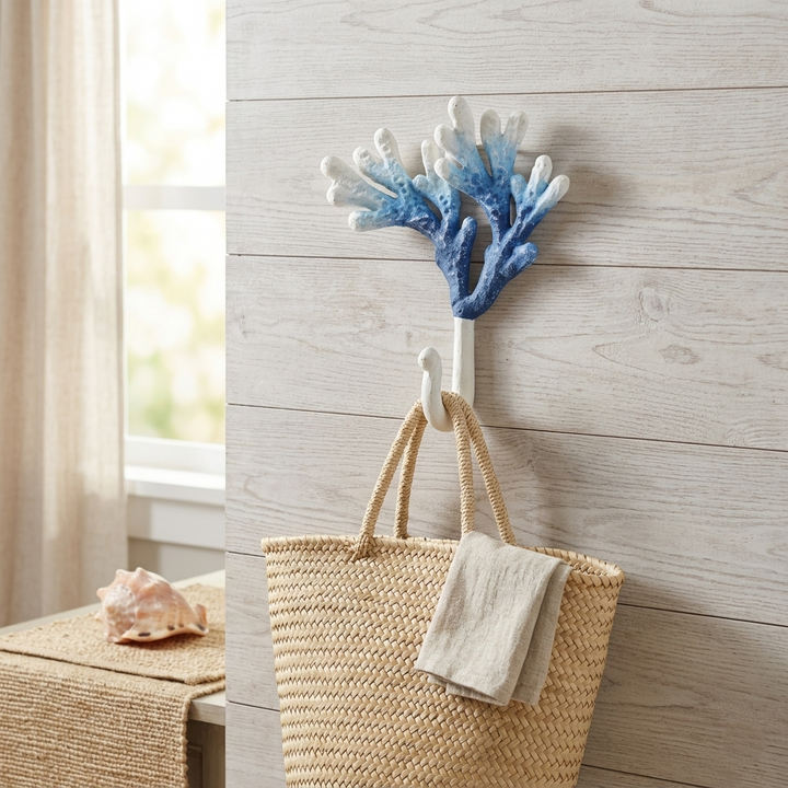 6123BL - Solva Coral Cast Iron Hook