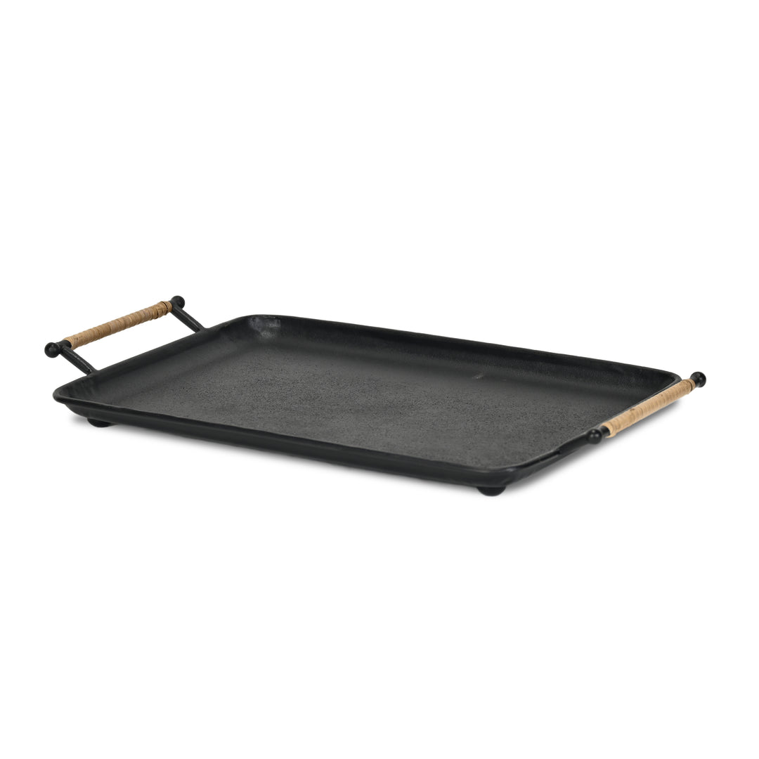 6150BK - Syla Black Metal Tray