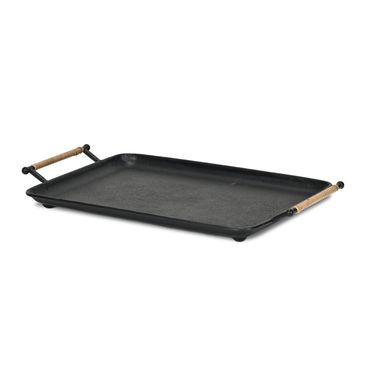 6150BK - Syla Black Metal Tray