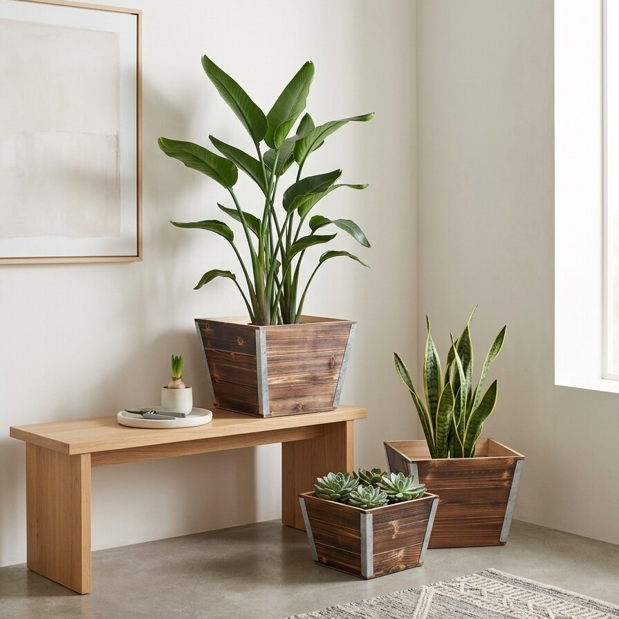 6163BR - Cavorn Tapered Planter Bucket