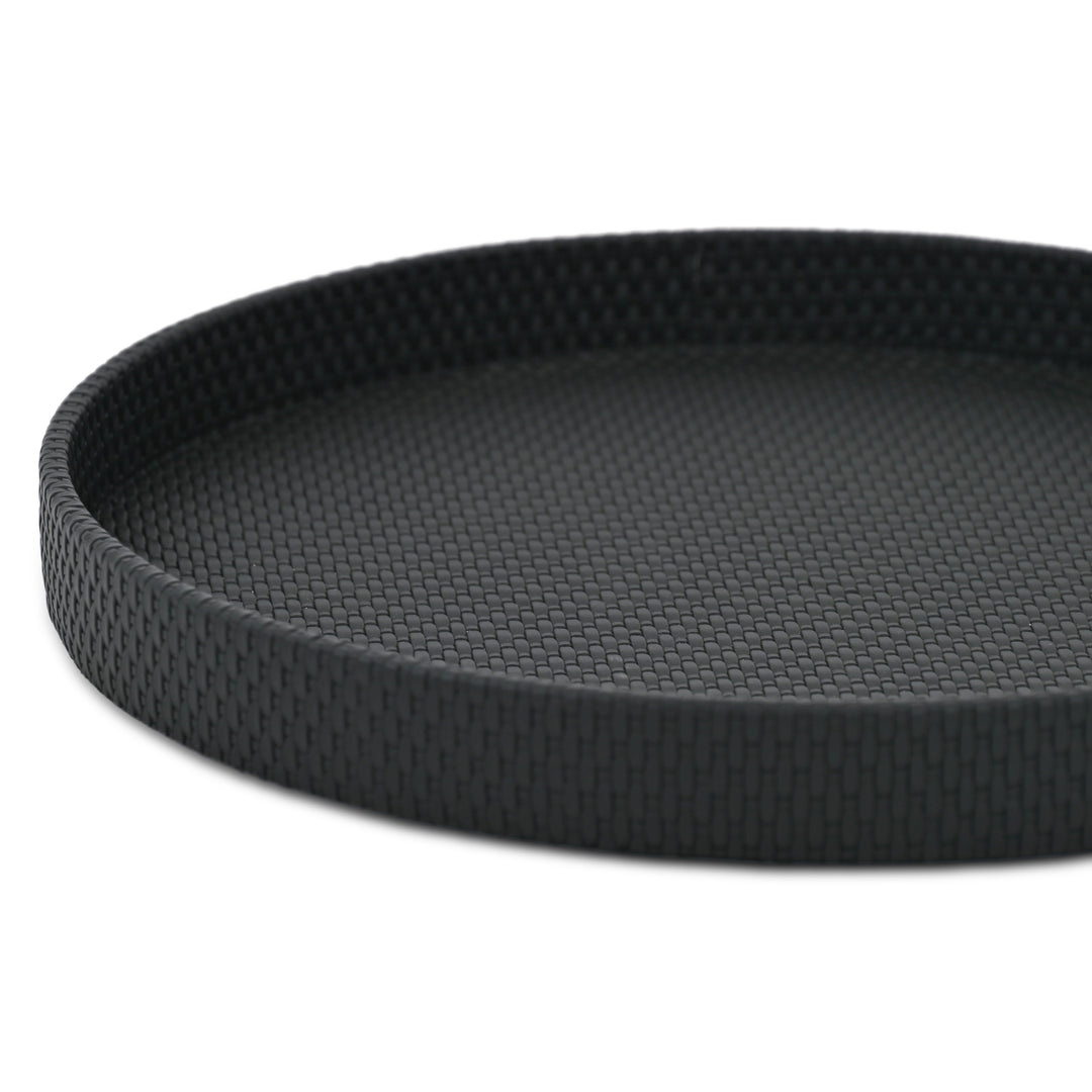 6174 - Tamsin Weave Pattern Round Tray