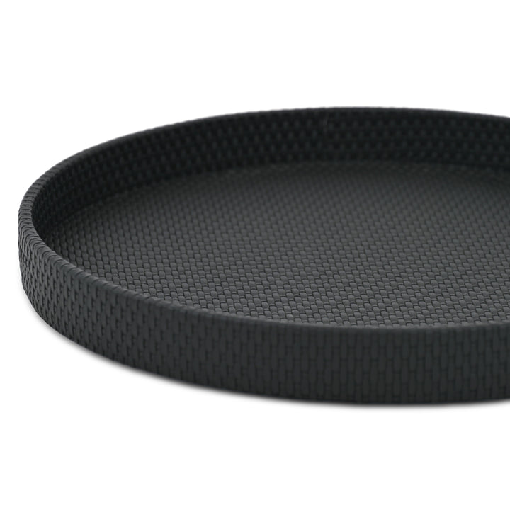 6174 - Tamsin Weave Pattern Round Tray