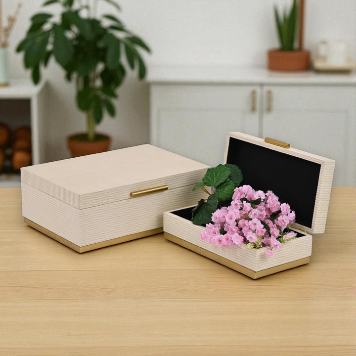 6177-2 - Eira Rect Retro Stripe Pattern Box Set