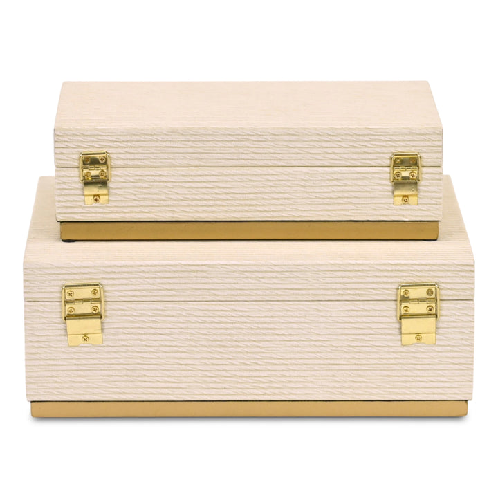 6177-2 - Eira Rect Retro Stripe Pattern Box Set