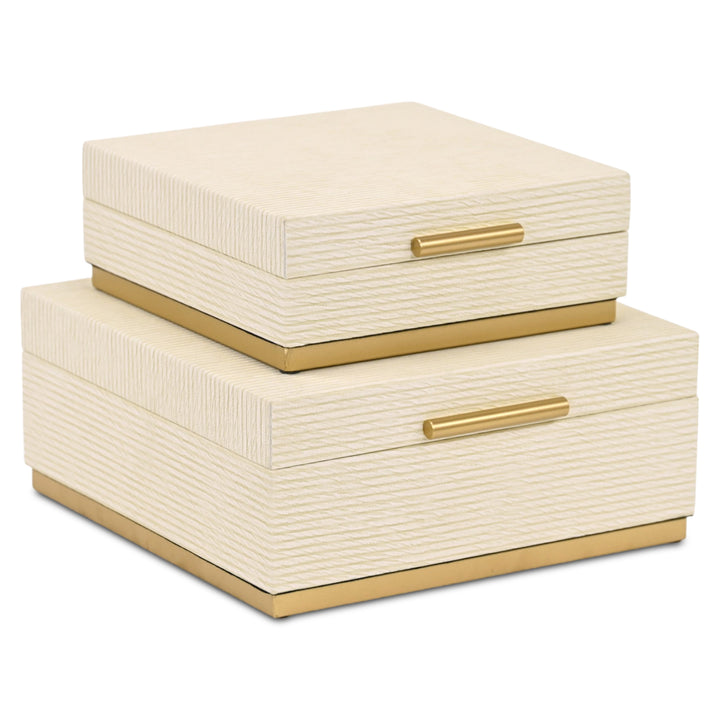 6178-2 - Eira Square Retro Stripe Pattern Box Set