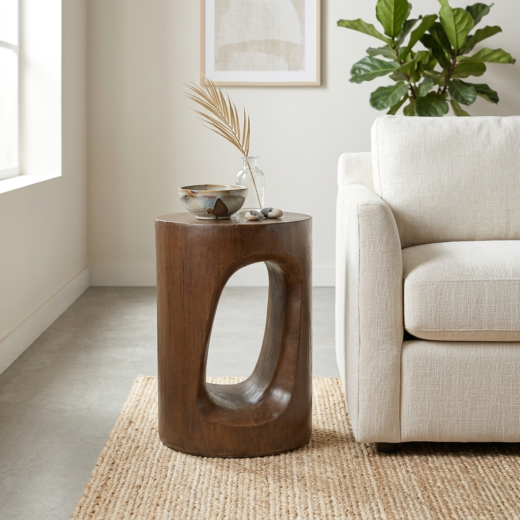 6184 - Phaedra Trunk-Style MGO Side Table