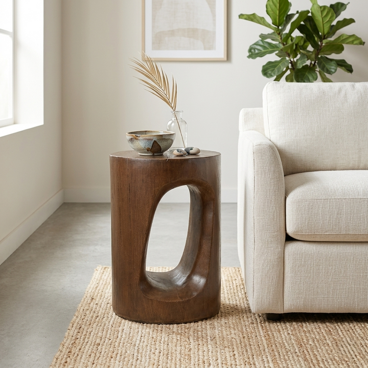 6184 - Phaedra Trunk-Style MGO Side Table