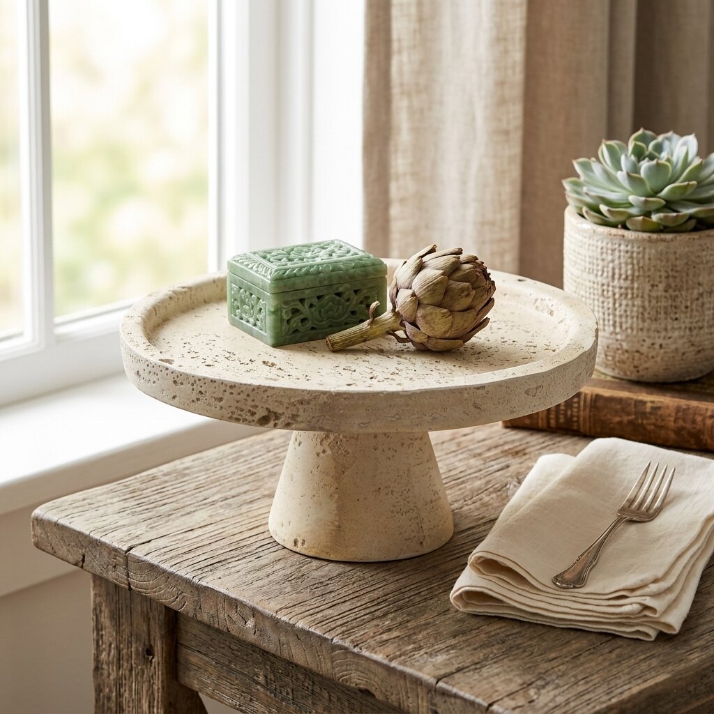 6188 - Avice Stone Style MGO Raised Dish