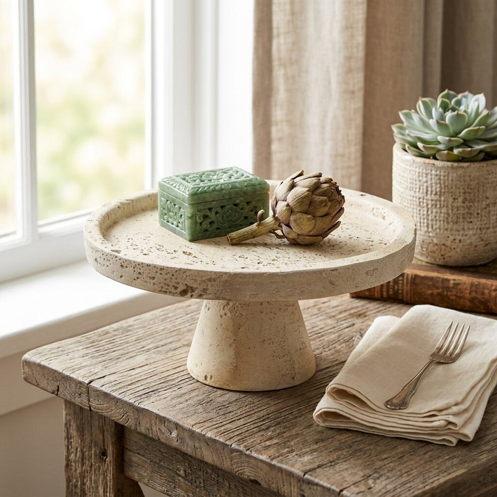 6188 - Avice Stone Style MGO Raised Dish