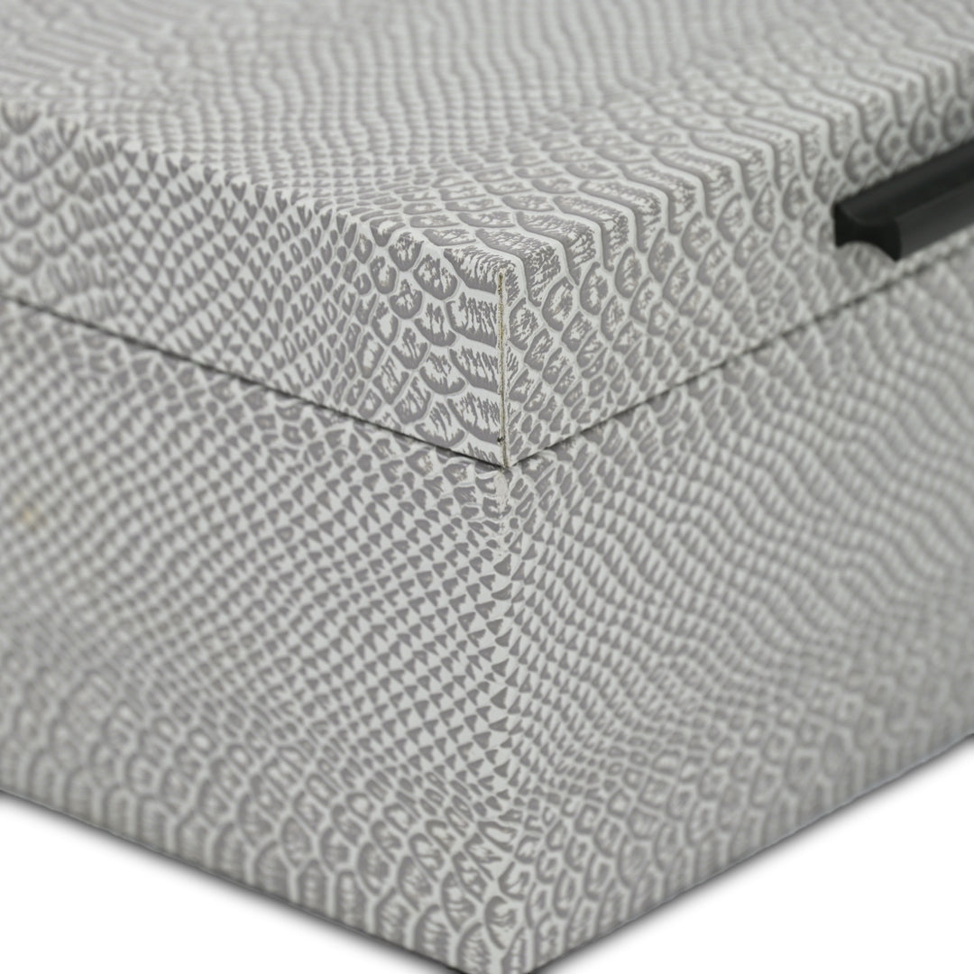 6203-2GR - Anouk Snakeskin Themed Vinyl Box Set - Gray