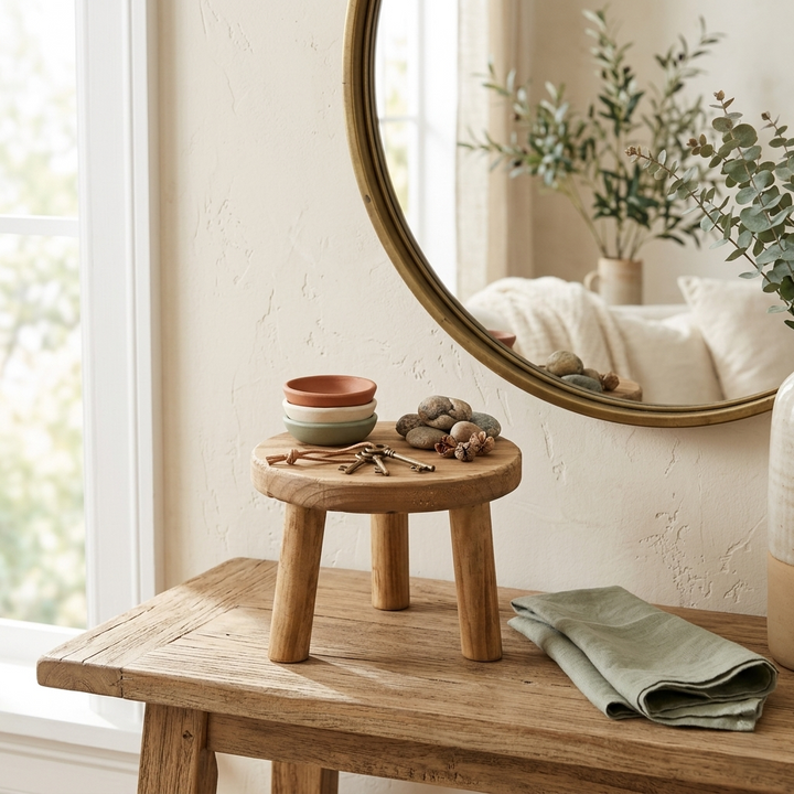 6204BR - Arianell Raised Wood Stand