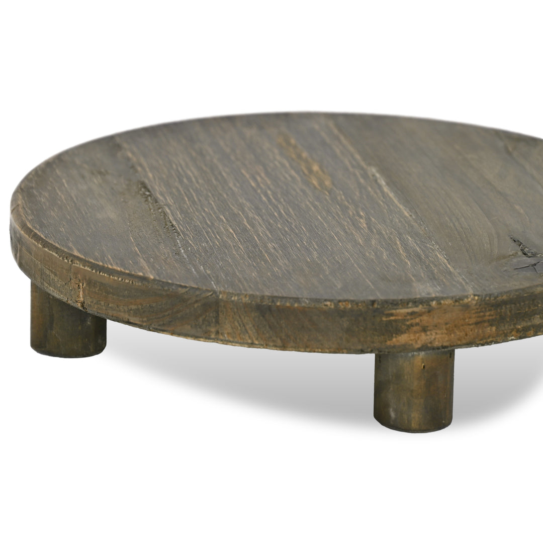 6205DBR - Luned Raised Wood Stand