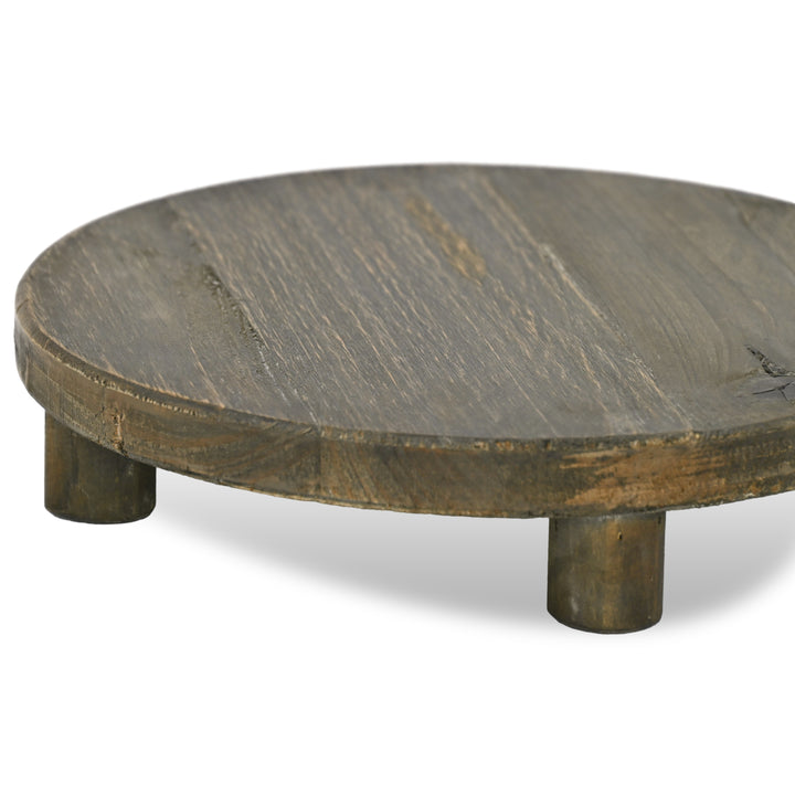 6205DBR - Luned Raised Wood Stand