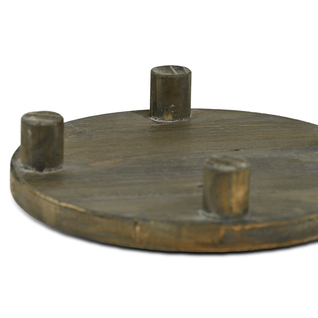 6205DBR - Luned Raised Wood Stand