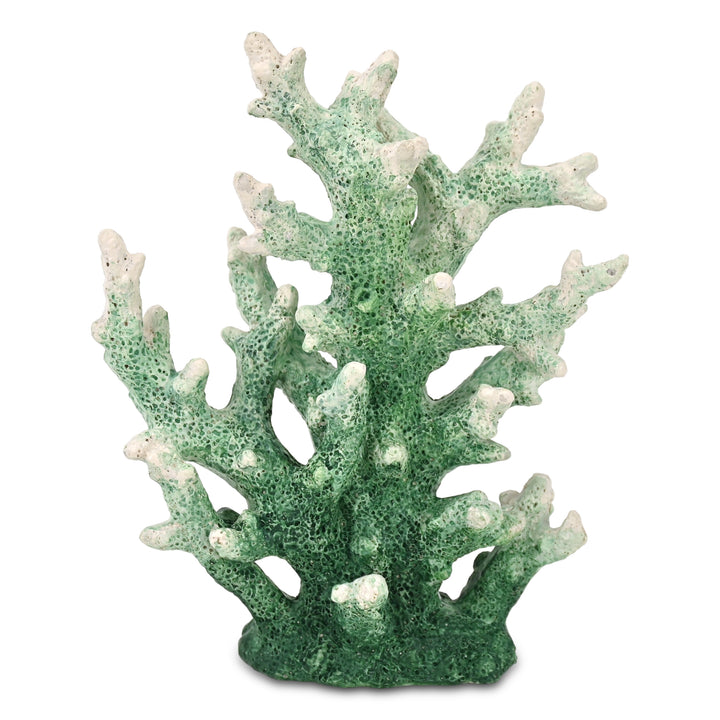 6207GRN - Callidora Resin Coral Decor