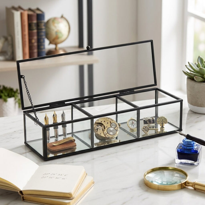 6213 - Verena 3 Slot Glass Box