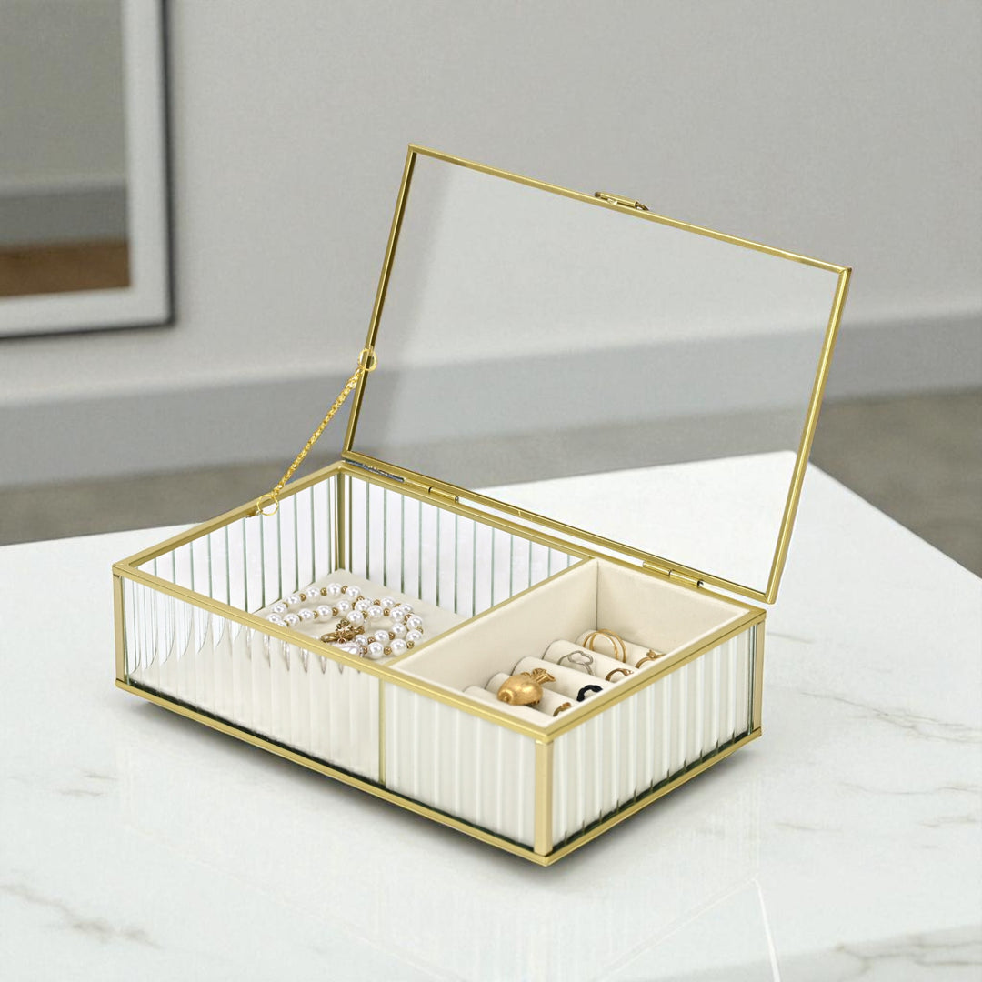 6214 - Verena Two Slot Jewelry Box