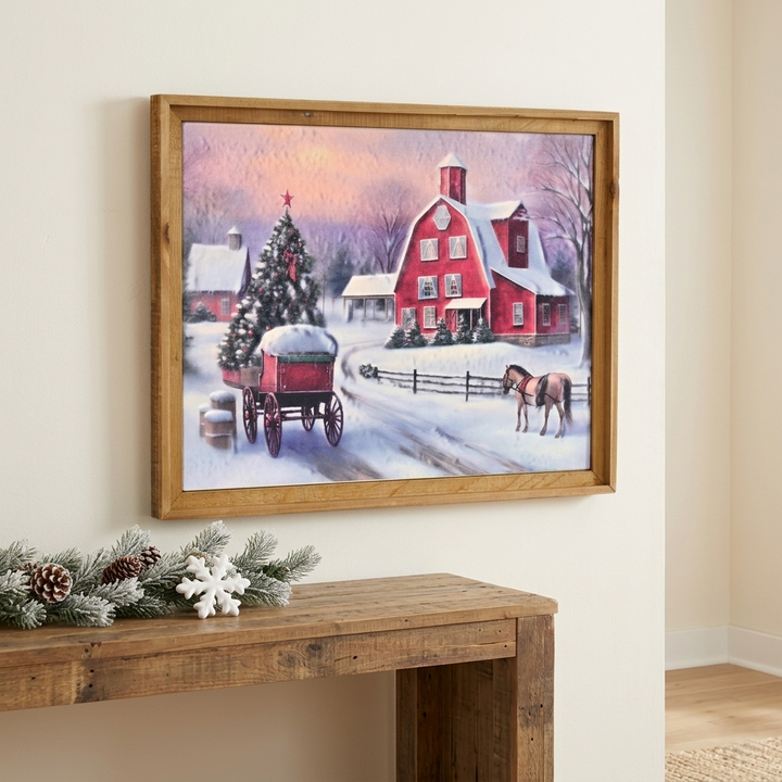 6217 - Eirlys Holiday Town Wall Art