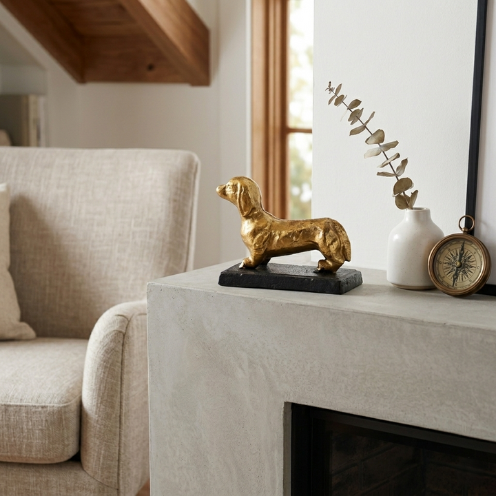 6218GD - Motley Cast Iron Golden Doxen