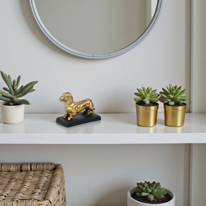 6218GD - Motley Cast Iron Golden Doxen