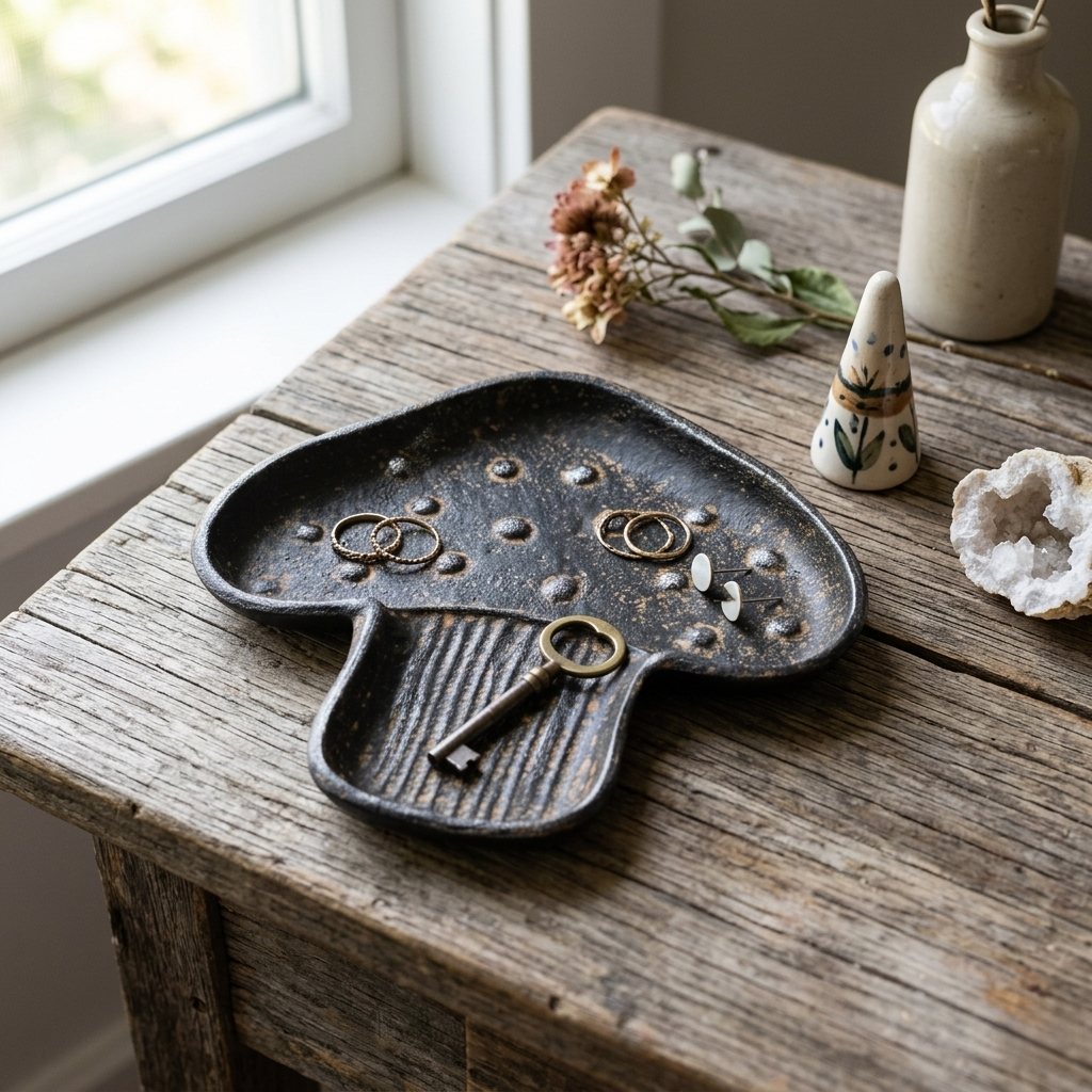 6219 - Cressida Cast Iron Mushroom Dish