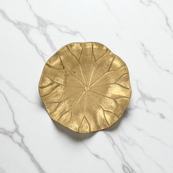 6220GD - Hypatia Cast Iron Lily Pad Tray