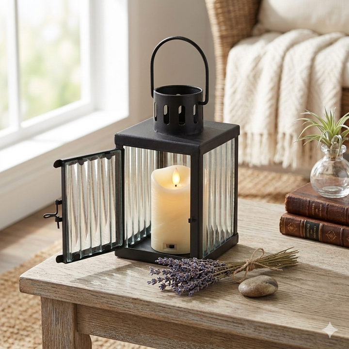 6224 - Marzanna Small Fluted Lantern