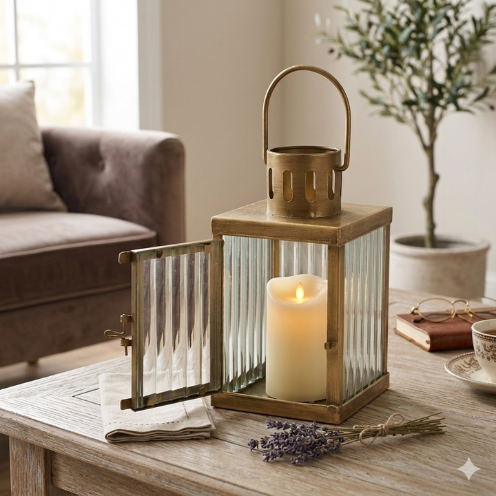 6224 - Marzanna Small Fluted Lantern