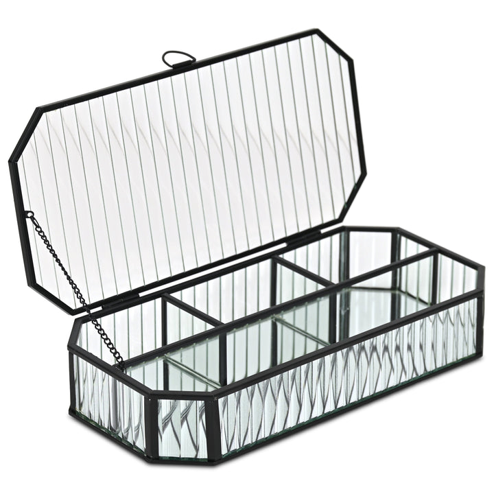 6225 - Zelara Glass & Metal Box