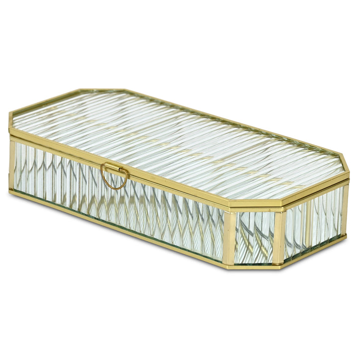 6225 - Zelara Glass & Metal Box