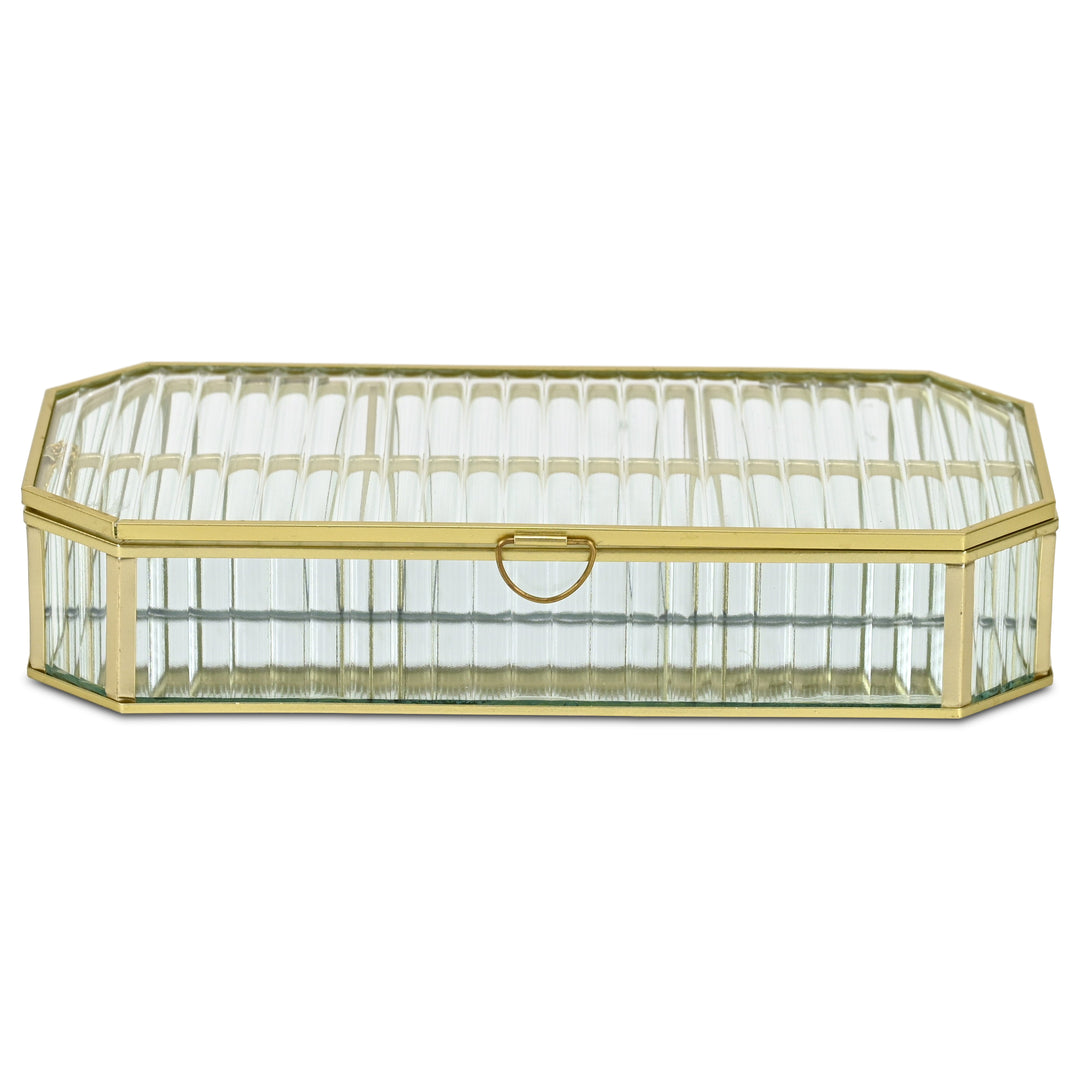 6225 - Zelara Glass & Metal Box