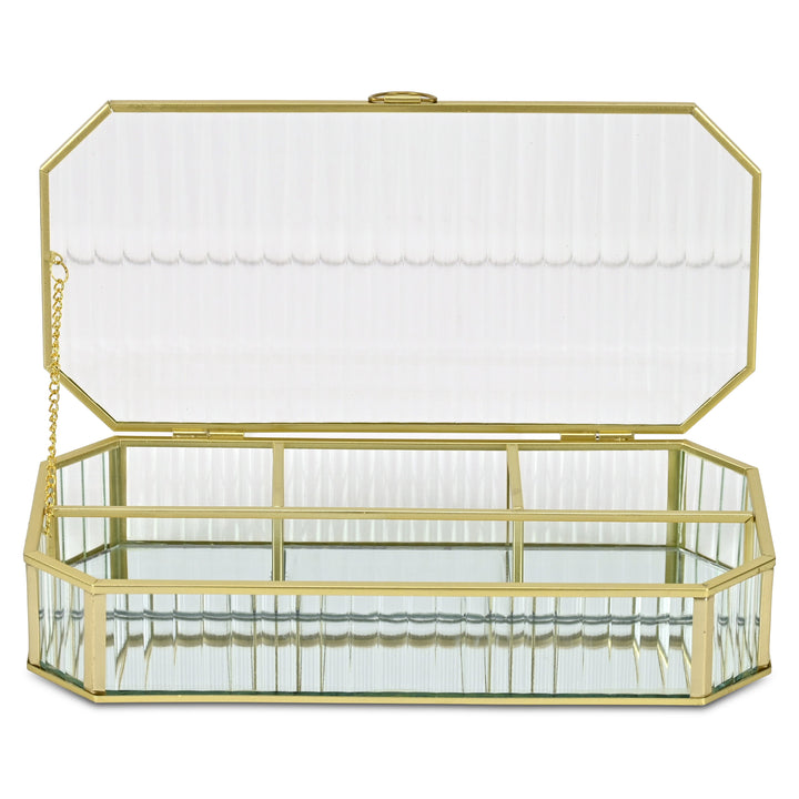 6225 - Zelara Glass & Metal Box