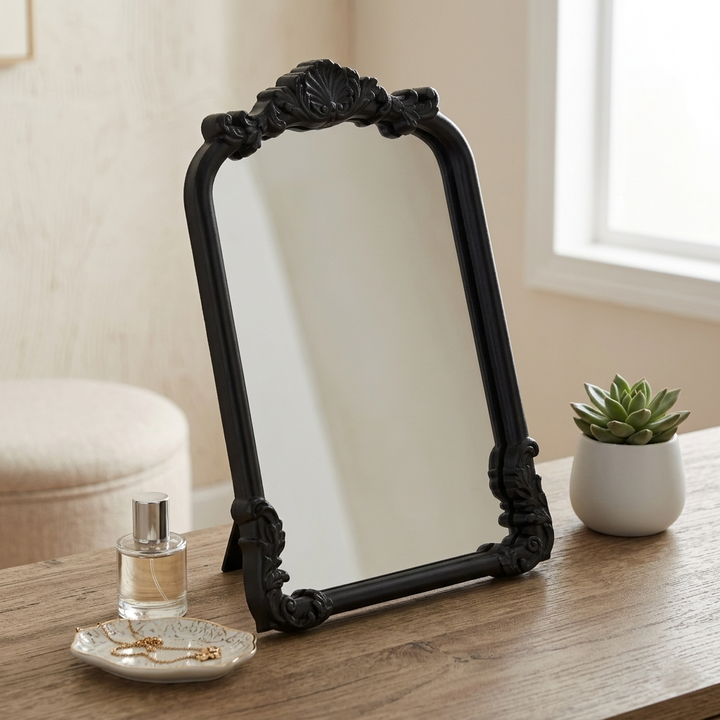6228 - Briseis Wood Table Mirror