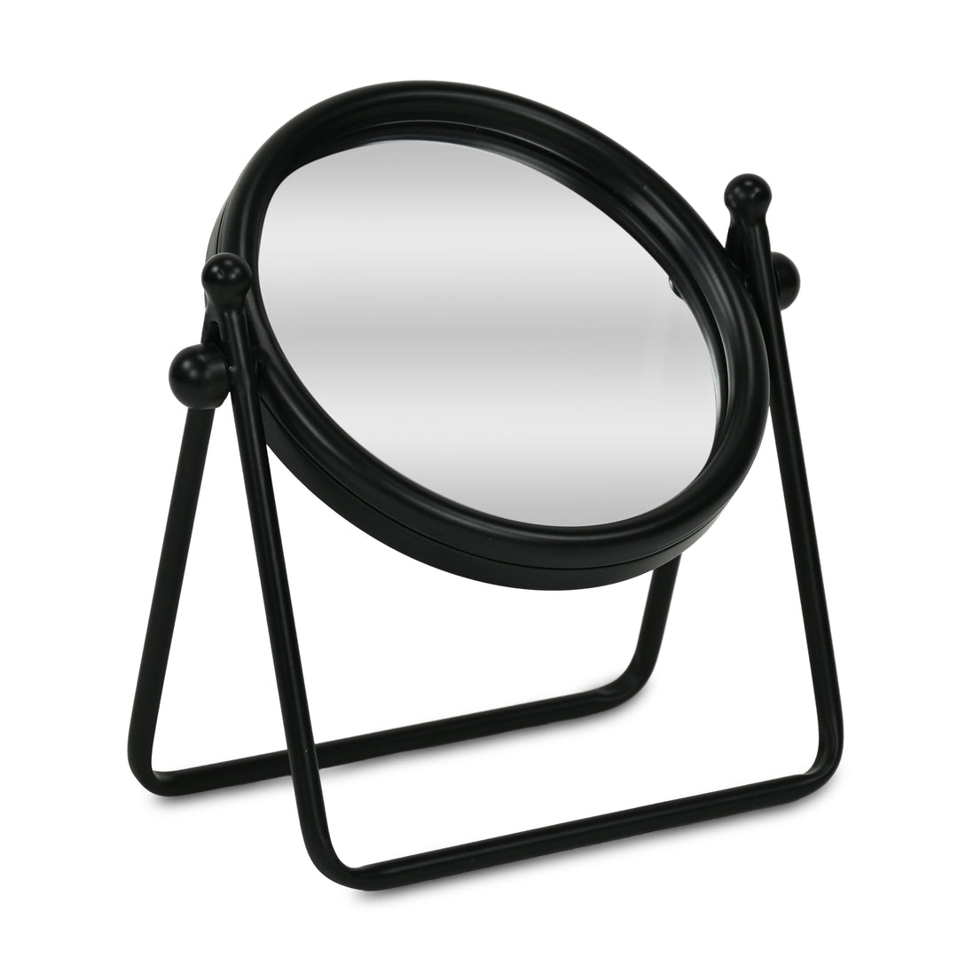 6229 - Clarimond Round Metal Table Mirror