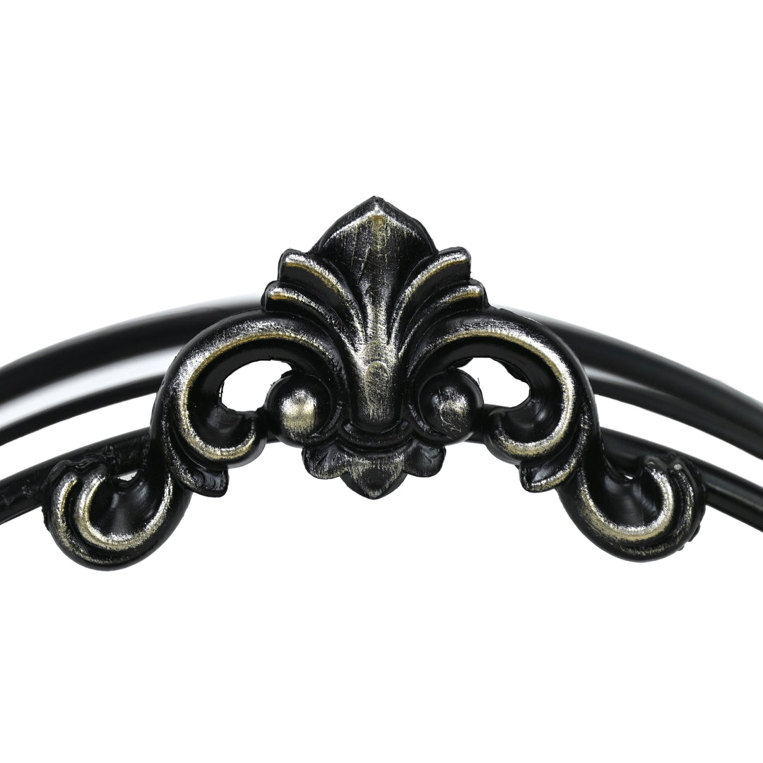 6230BK - Sophronia Two Tier Vintage Wall Shelf