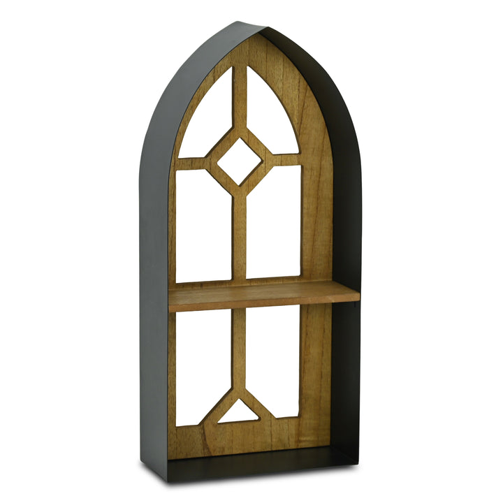 6231 - Meliora Window Themed Wall Shelf
