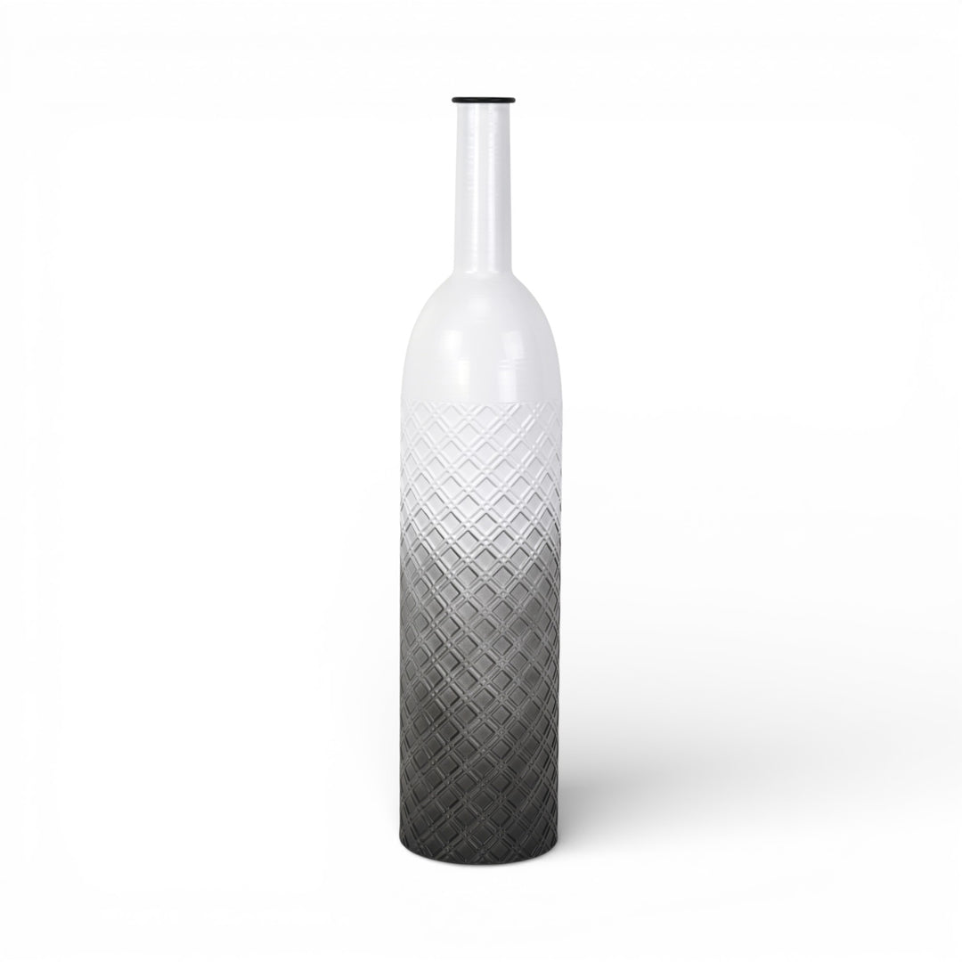 6240 - Harkona Diamond Pattern Gray Vase