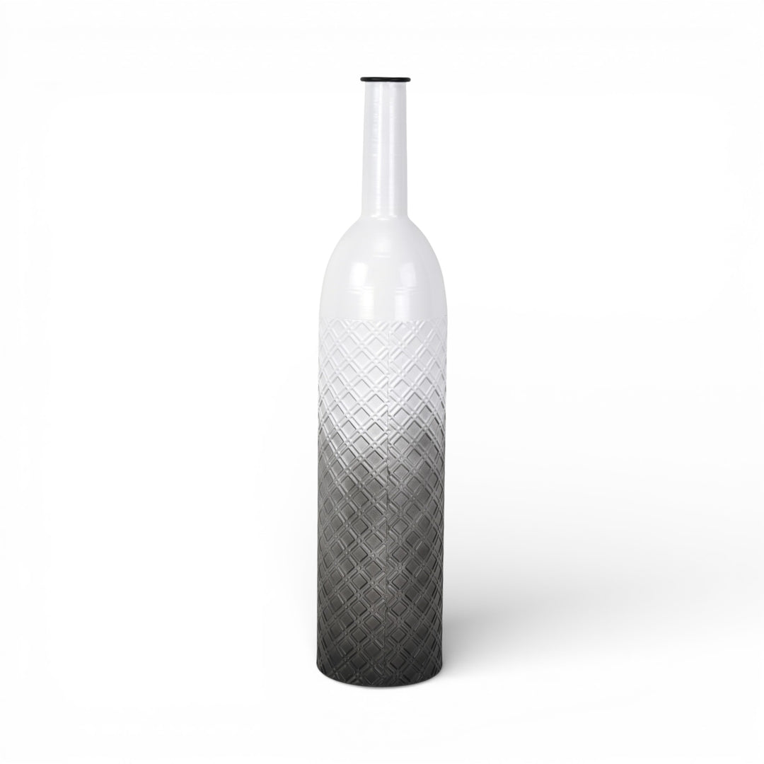6240 - Harkona Diamond Pattern Gray Vase