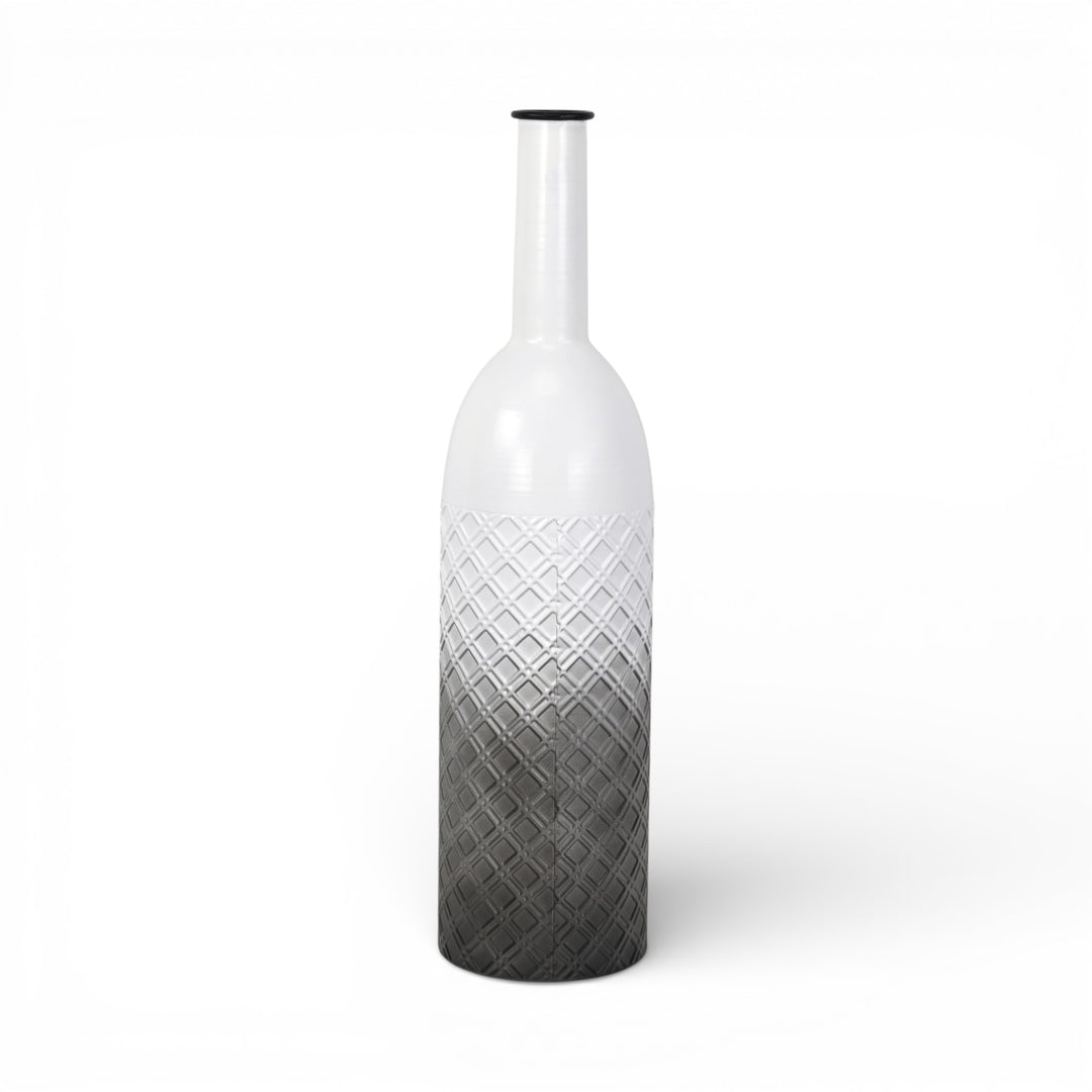 6240 - Harkona Diamond Pattern Gray Vase
