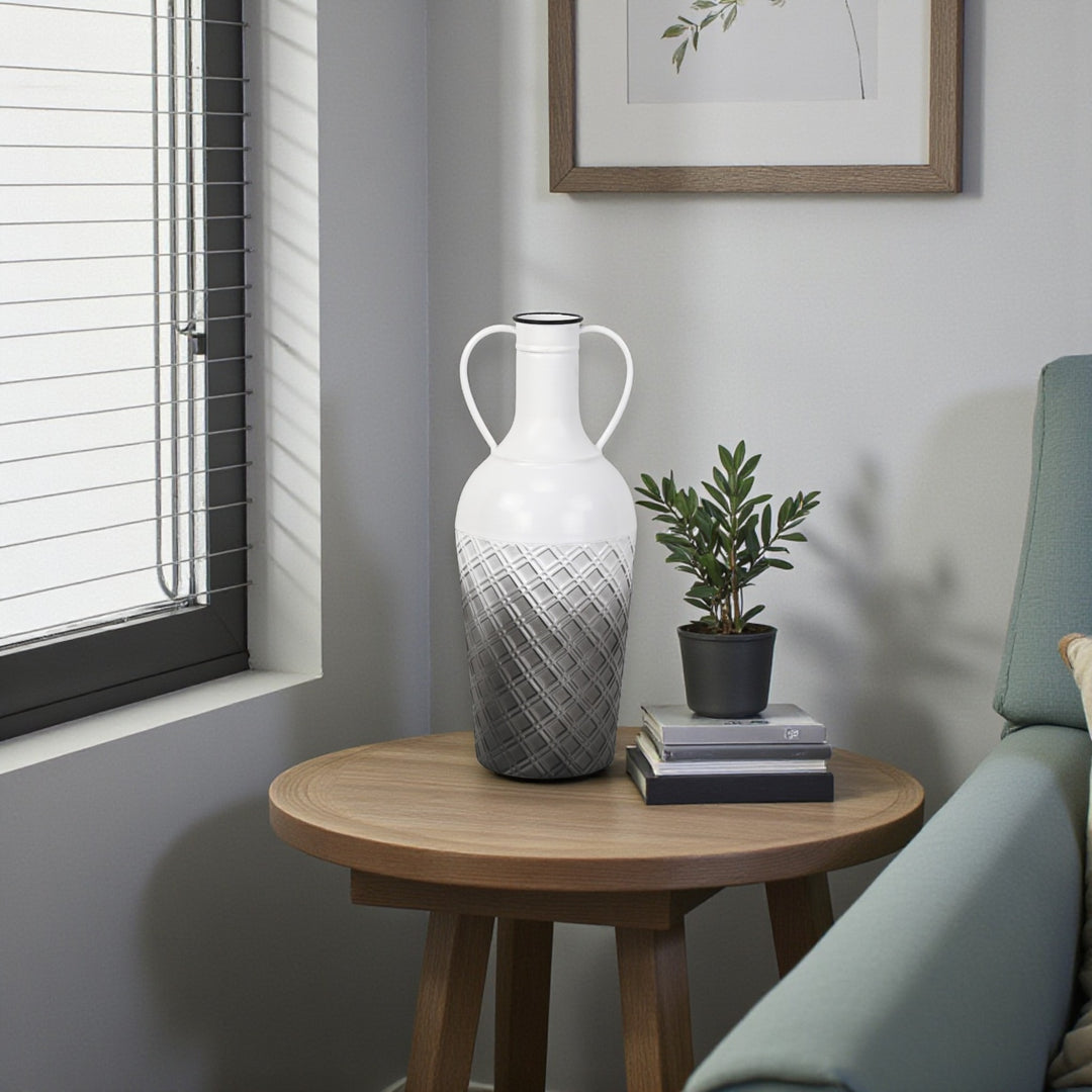 6241 - Harkona Amphora Style Gray Vase