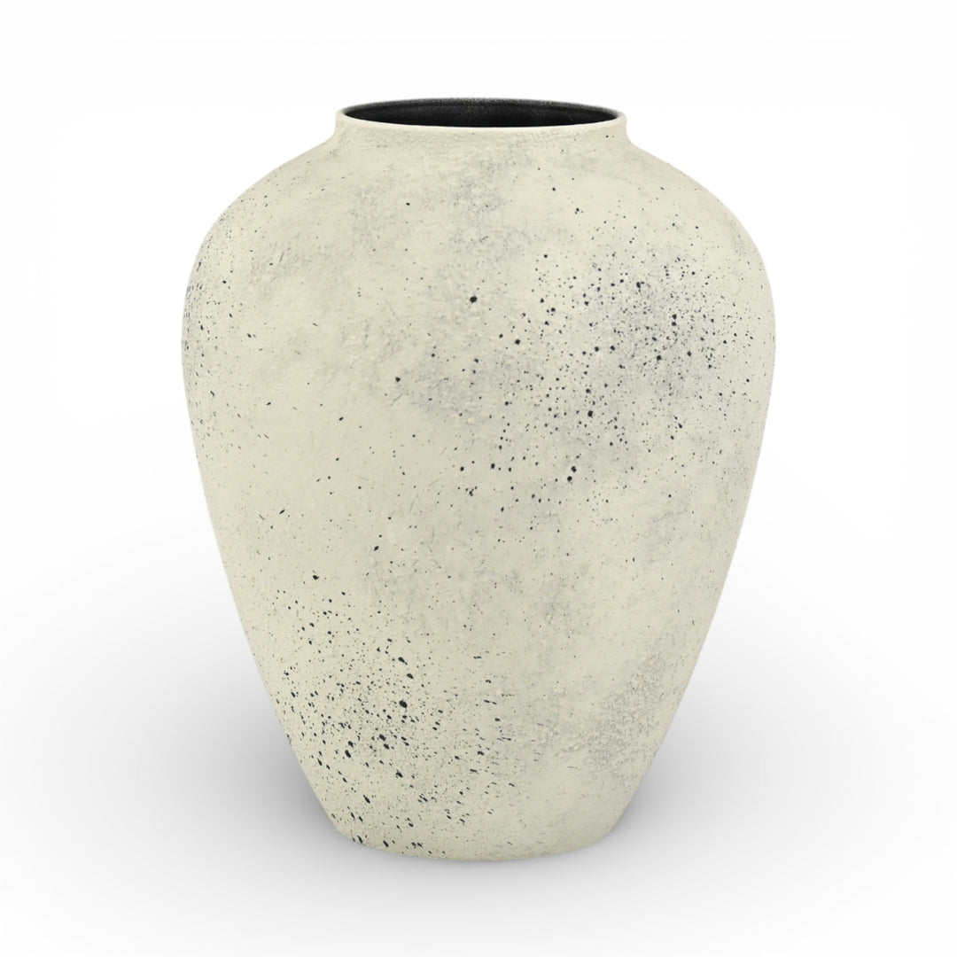 6245 - Tsaura Rustic White Tall Vase