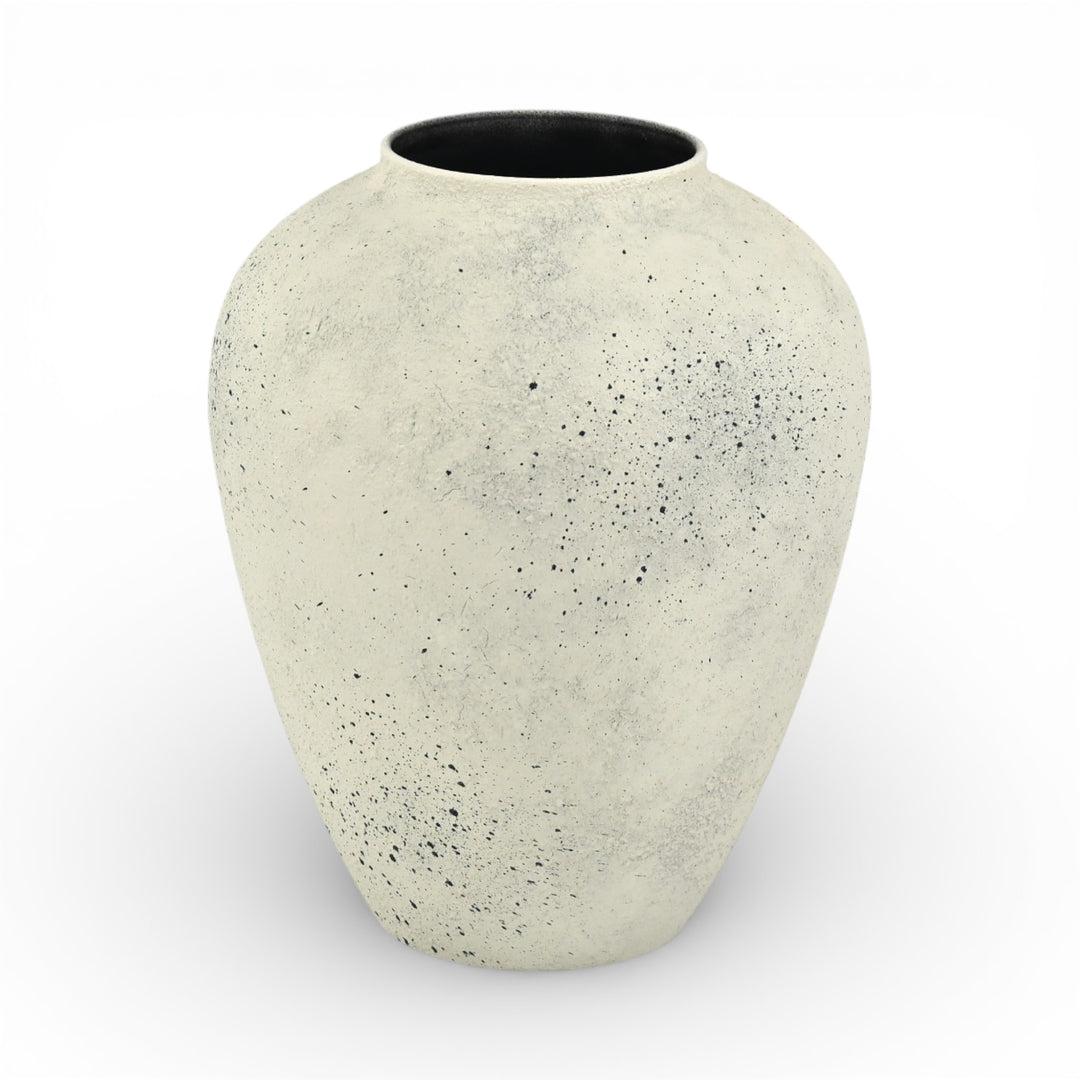 6245 - Tsaura Rustic White Tall Vase