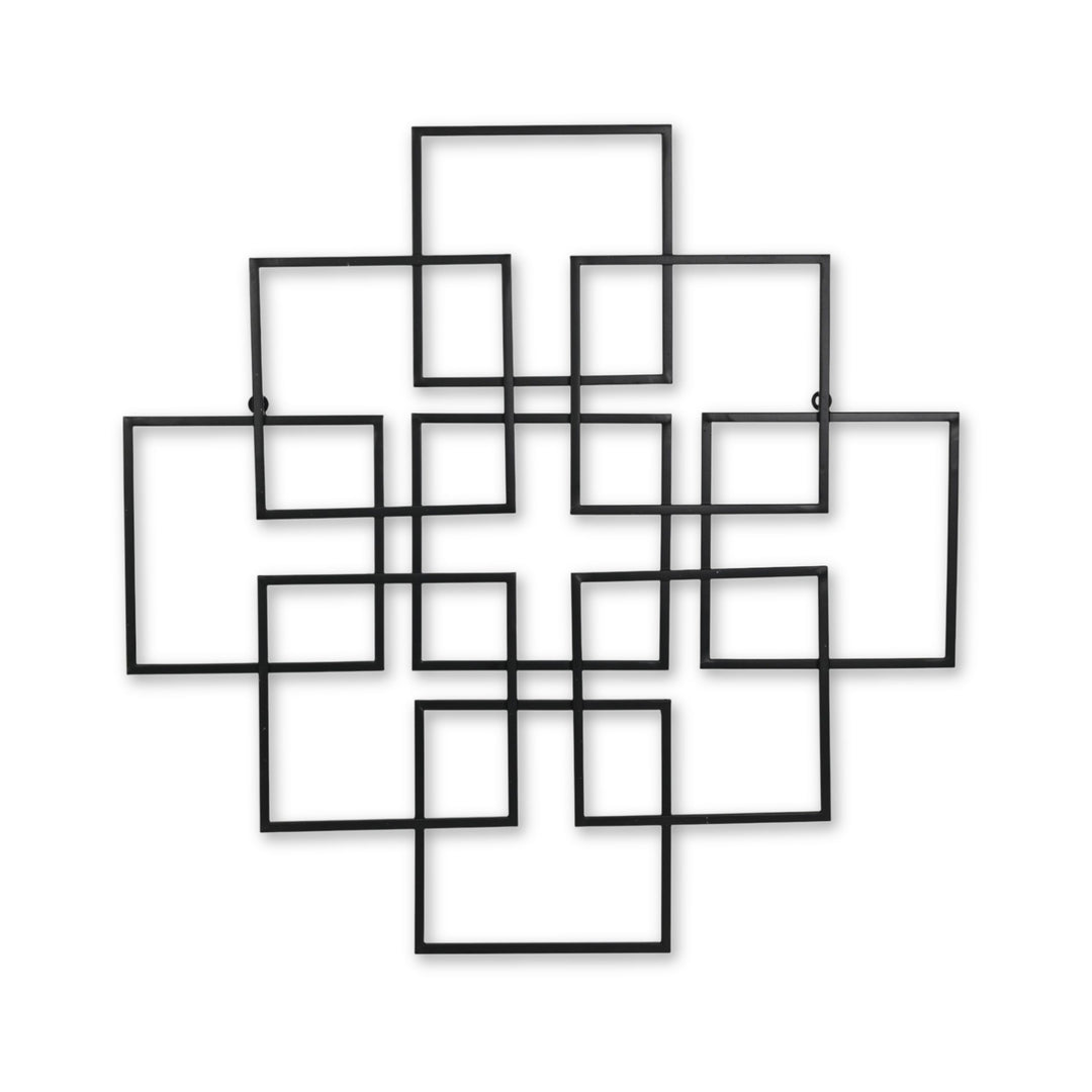 6246BK - Richese Repeating Square Decor - Black