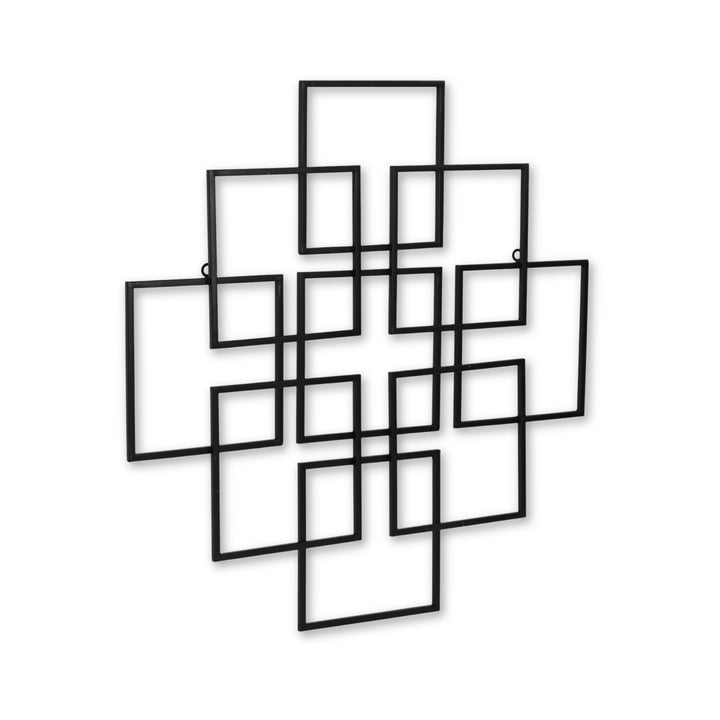 6246BK - Richese Repeating Square Decor - Black