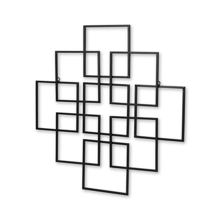 6246BK - Richese Repeating Square Decor - Black