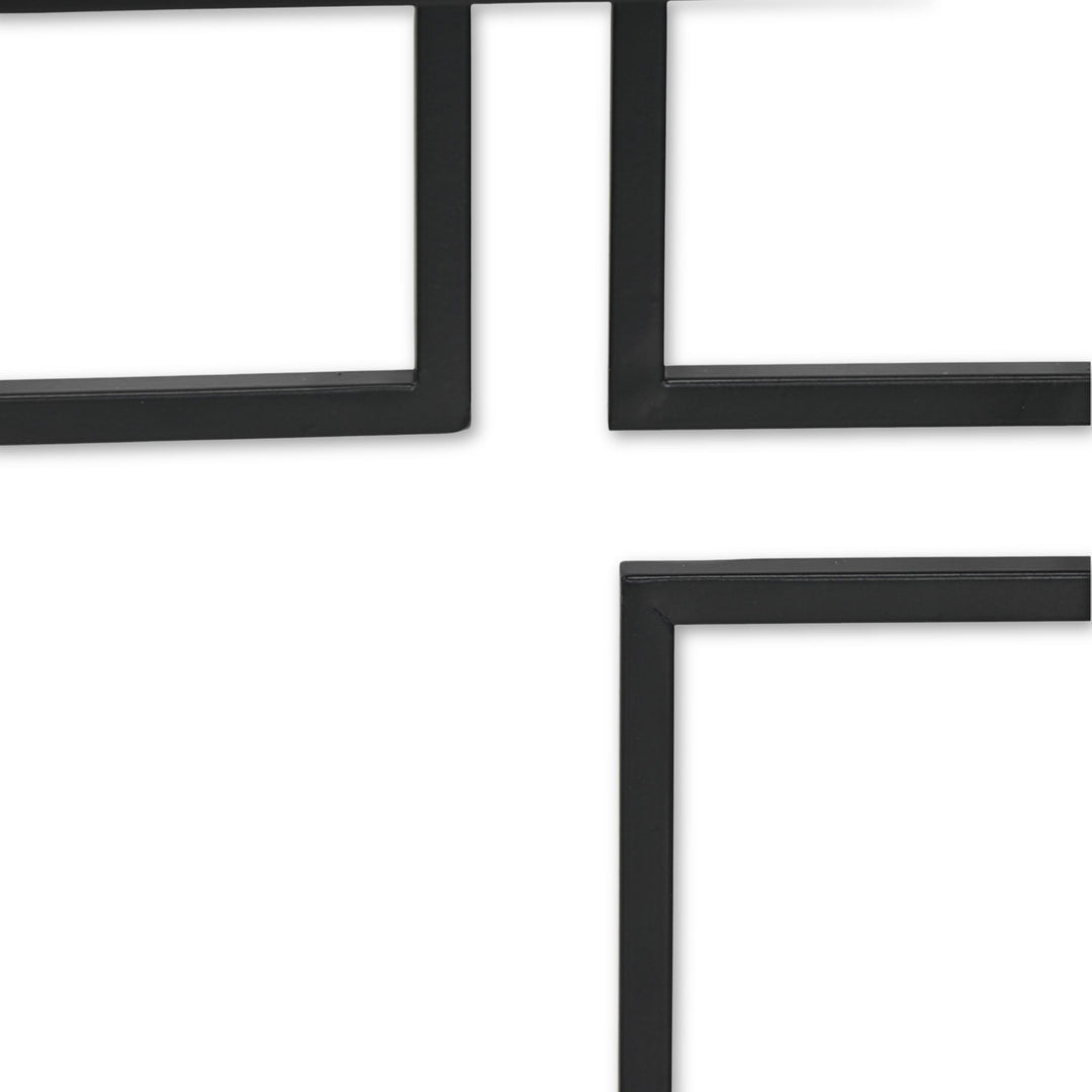 6246BK - Richese Repeating Square Decor - Black